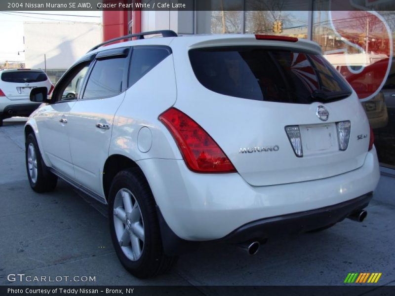 Glacier Pearl White / Cafe Latte 2004 Nissan Murano SE AWD