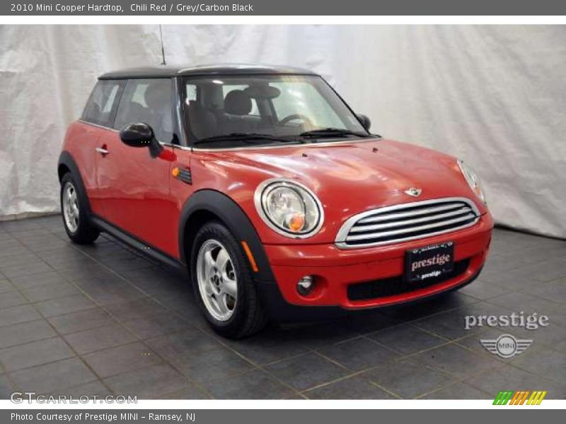 Chili Red / Grey/Carbon Black 2010 Mini Cooper Hardtop