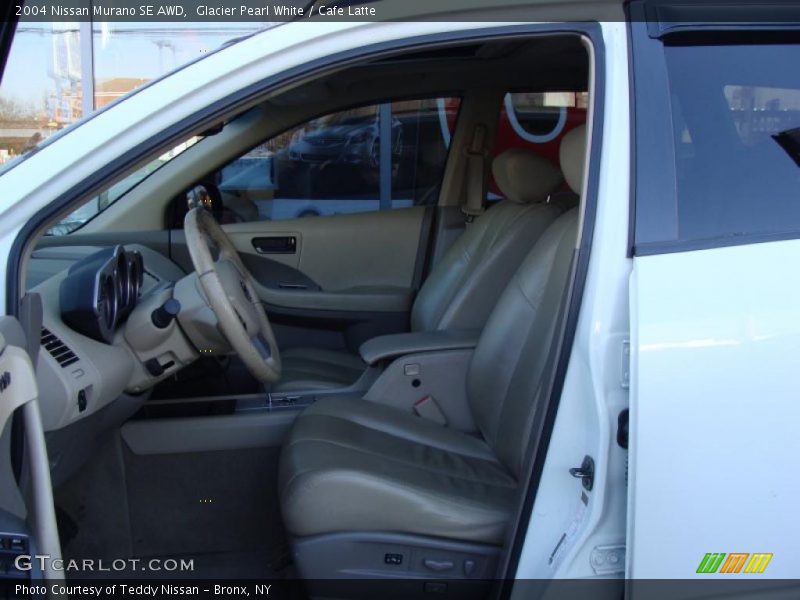 Glacier Pearl White / Cafe Latte 2004 Nissan Murano SE AWD