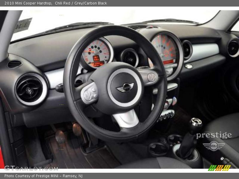 Chili Red / Grey/Carbon Black 2010 Mini Cooper Hardtop