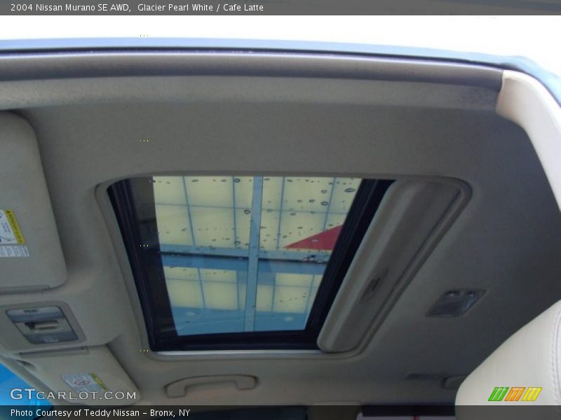 Glacier Pearl White / Cafe Latte 2004 Nissan Murano SE AWD
