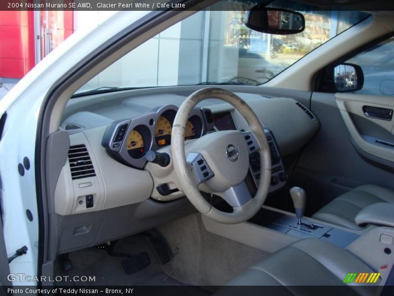 Glacier Pearl White / Cafe Latte 2004 Nissan Murano SE AWD