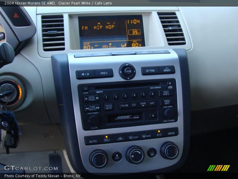 Glacier Pearl White / Cafe Latte 2004 Nissan Murano SE AWD