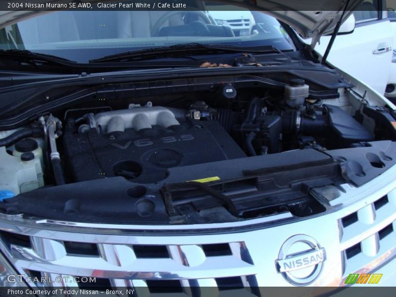 Glacier Pearl White / Cafe Latte 2004 Nissan Murano SE AWD