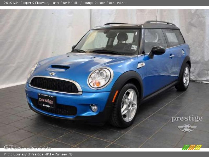 Laser Blue Metallic / Lounge Carbon Black Leather 2010 Mini Cooper S Clubman