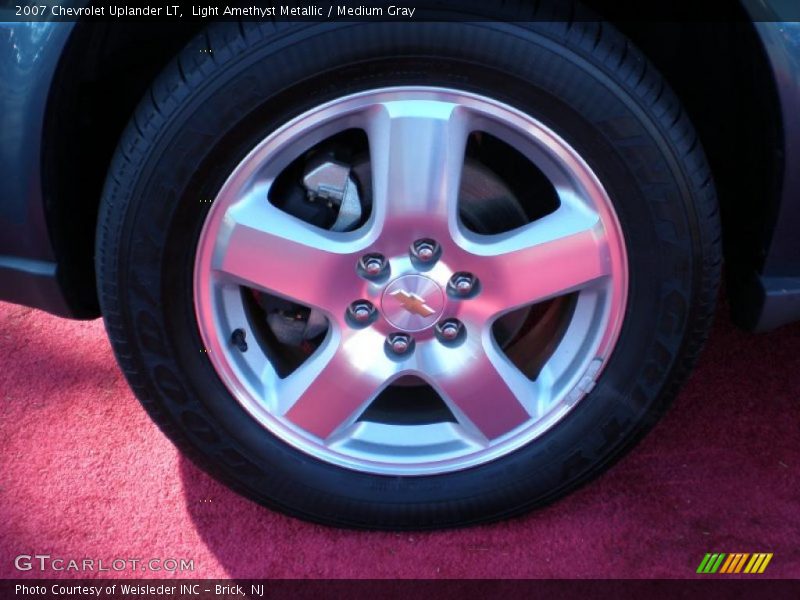 Light Amethyst Metallic / Medium Gray 2007 Chevrolet Uplander LT