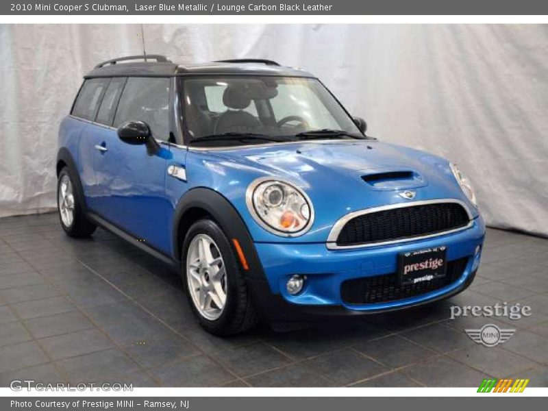 Laser Blue Metallic / Lounge Carbon Black Leather 2010 Mini Cooper S Clubman
