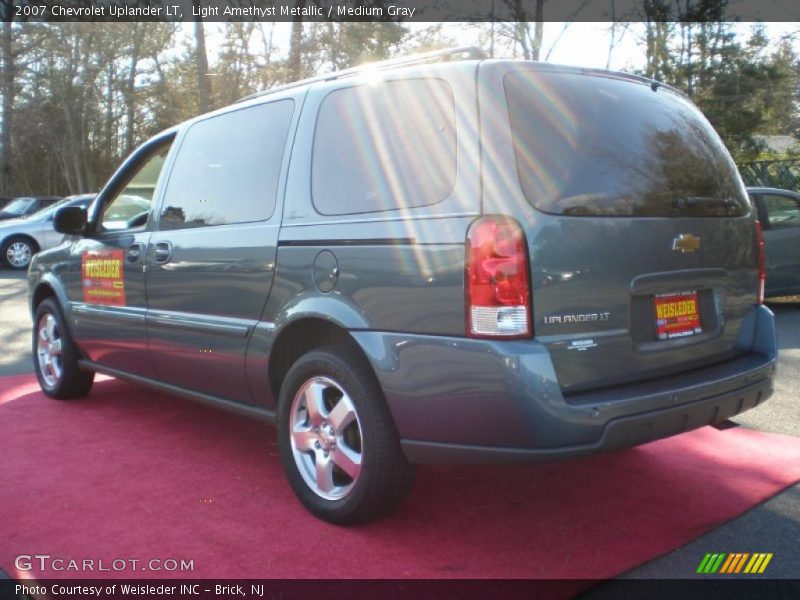Light Amethyst Metallic / Medium Gray 2007 Chevrolet Uplander LT