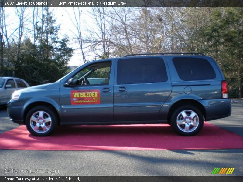 Light Amethyst Metallic / Medium Gray 2007 Chevrolet Uplander LT
