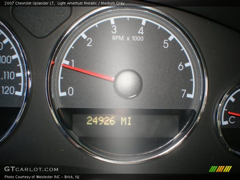 Light Amethyst Metallic / Medium Gray 2007 Chevrolet Uplander LT