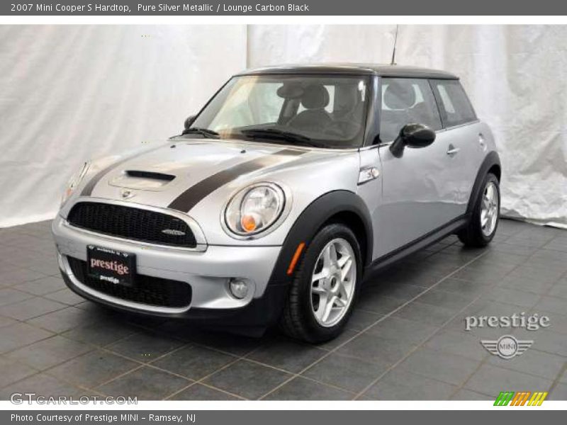 Pure Silver Metallic / Lounge Carbon Black 2007 Mini Cooper S Hardtop