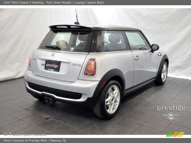 Pure Silver Metallic / Lounge Carbon Black 2007 Mini Cooper S Hardtop