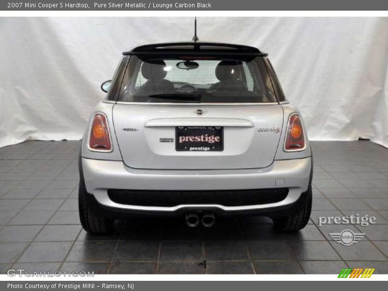 Pure Silver Metallic / Lounge Carbon Black 2007 Mini Cooper S Hardtop