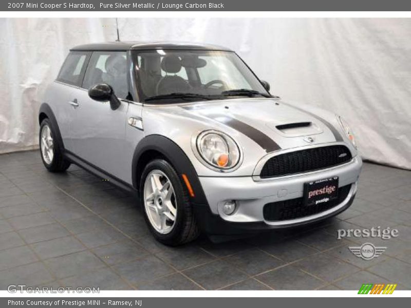 Pure Silver Metallic / Lounge Carbon Black 2007 Mini Cooper S Hardtop