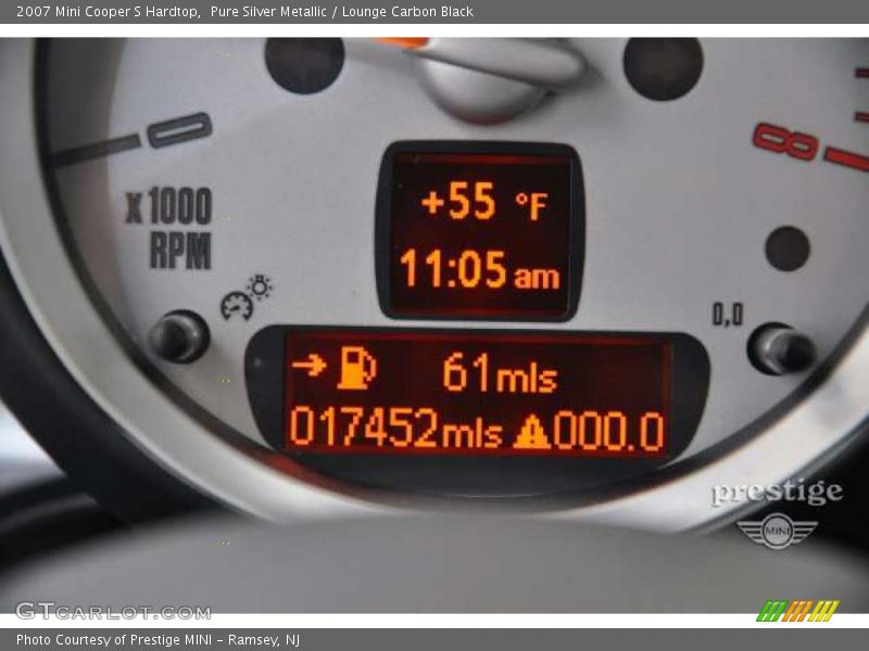 Pure Silver Metallic / Lounge Carbon Black 2007 Mini Cooper S Hardtop