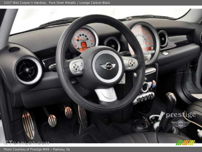 Pure Silver Metallic / Lounge Carbon Black 2007 Mini Cooper S Hardtop