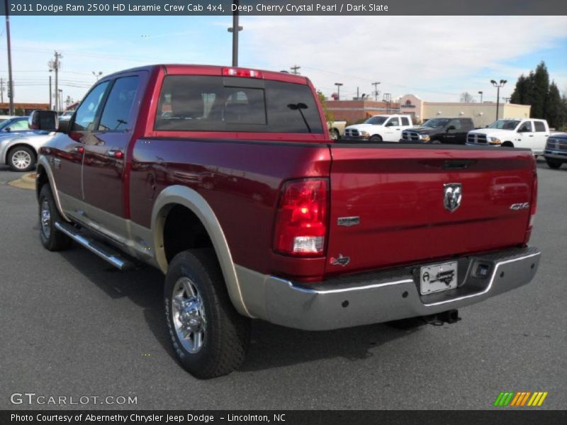 Deep Cherry Crystal Pearl / Dark Slate 2011 Dodge Ram 2500 HD Laramie Crew Cab 4x4