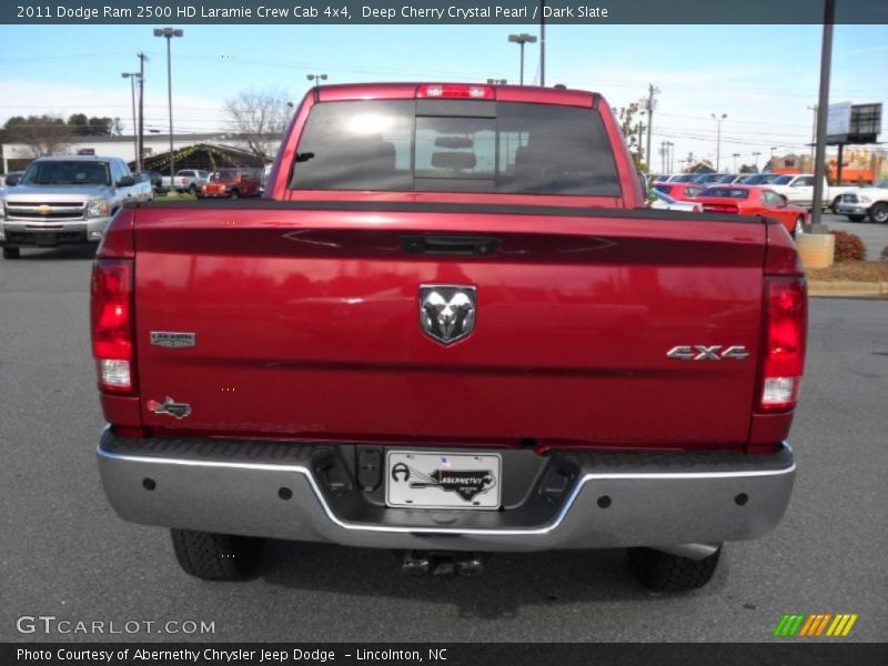 Deep Cherry Crystal Pearl / Dark Slate 2011 Dodge Ram 2500 HD Laramie Crew Cab 4x4