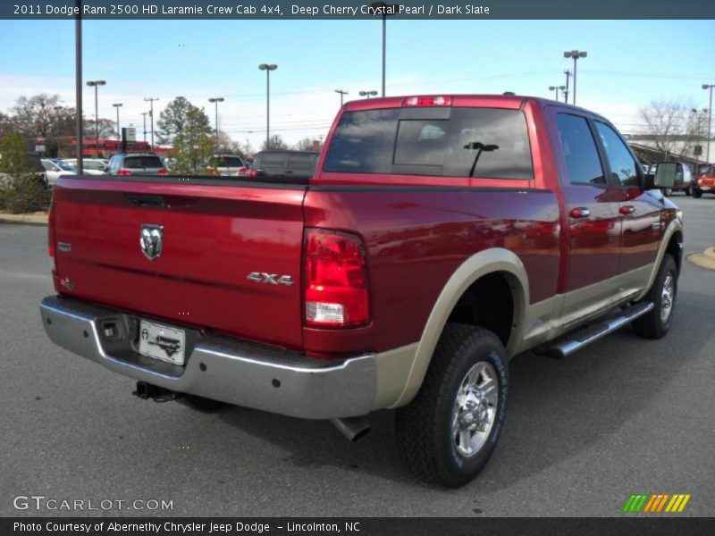 Deep Cherry Crystal Pearl / Dark Slate 2011 Dodge Ram 2500 HD Laramie Crew Cab 4x4