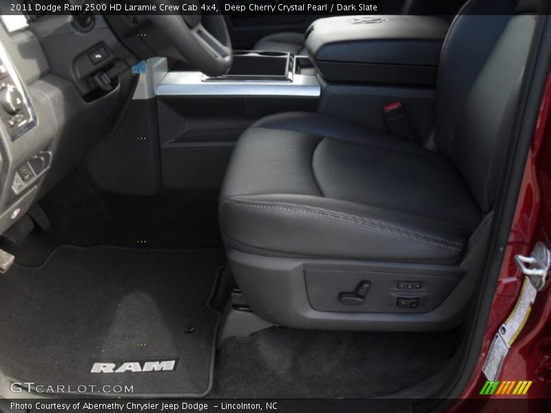 Deep Cherry Crystal Pearl / Dark Slate 2011 Dodge Ram 2500 HD Laramie Crew Cab 4x4