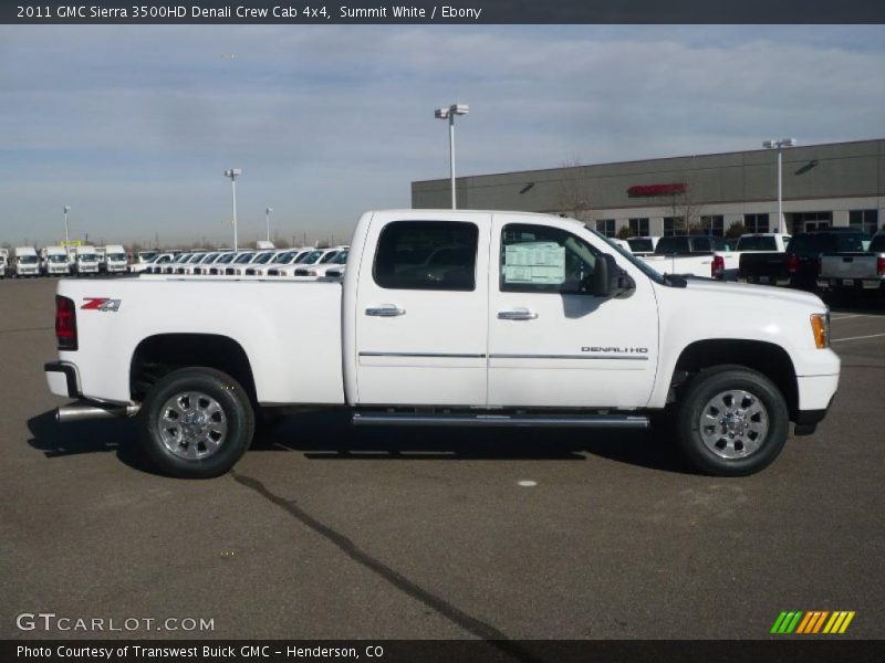  2011 Sierra 3500HD Denali Crew Cab 4x4 Summit White