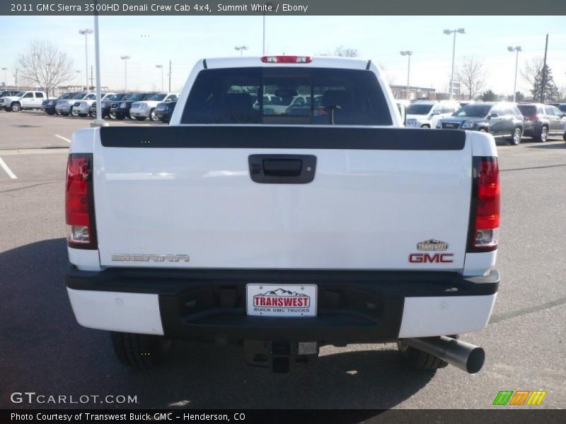Summit White / Ebony 2011 GMC Sierra 3500HD Denali Crew Cab 4x4