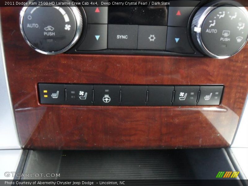 Deep Cherry Crystal Pearl / Dark Slate 2011 Dodge Ram 2500 HD Laramie Crew Cab 4x4