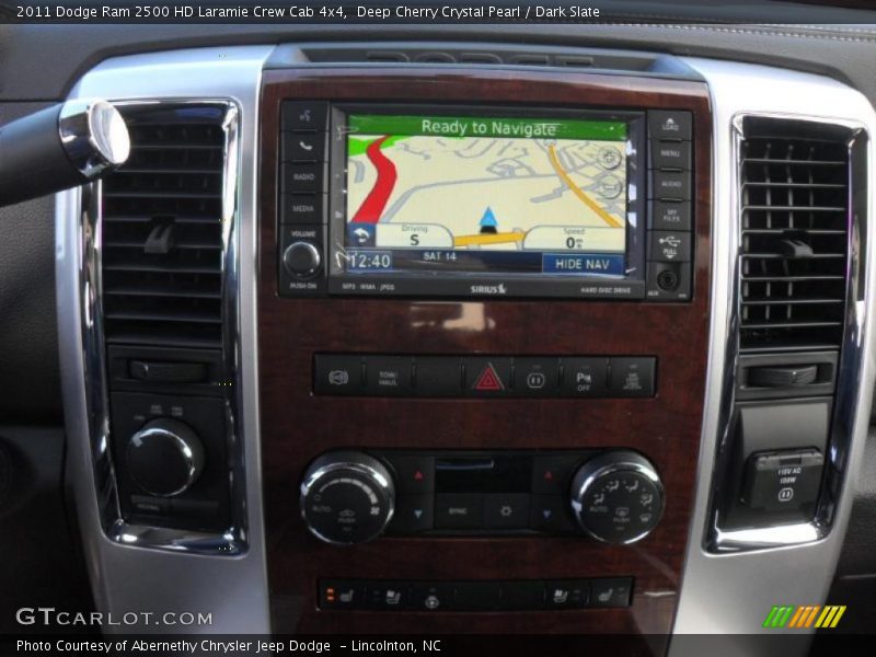 Deep Cherry Crystal Pearl / Dark Slate 2011 Dodge Ram 2500 HD Laramie Crew Cab 4x4