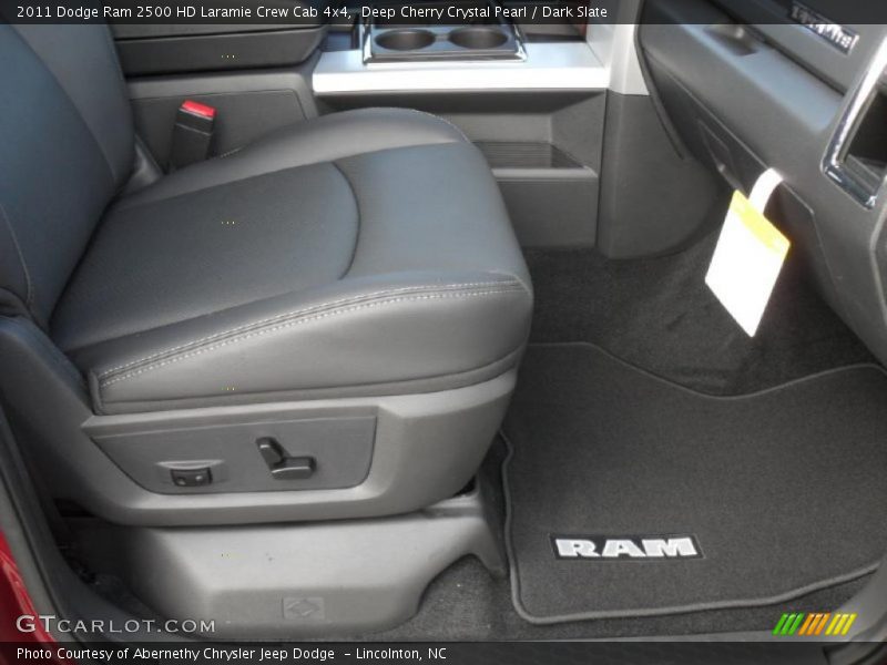 Deep Cherry Crystal Pearl / Dark Slate 2011 Dodge Ram 2500 HD Laramie Crew Cab 4x4