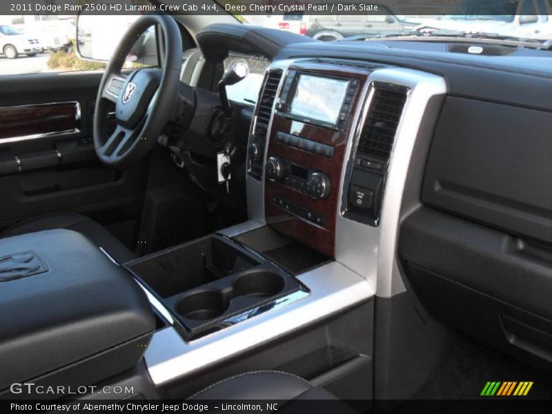 Deep Cherry Crystal Pearl / Dark Slate 2011 Dodge Ram 2500 HD Laramie Crew Cab 4x4