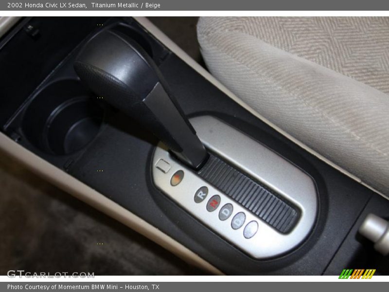  2002 Civic LX Sedan 4 Speed Automatic Shifter