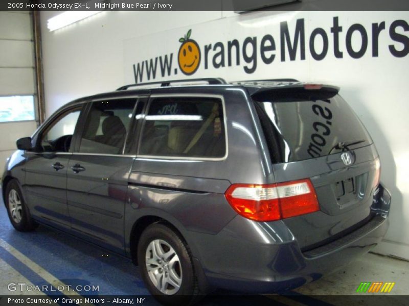 Midnight Blue Pearl / Ivory 2005 Honda Odyssey EX-L