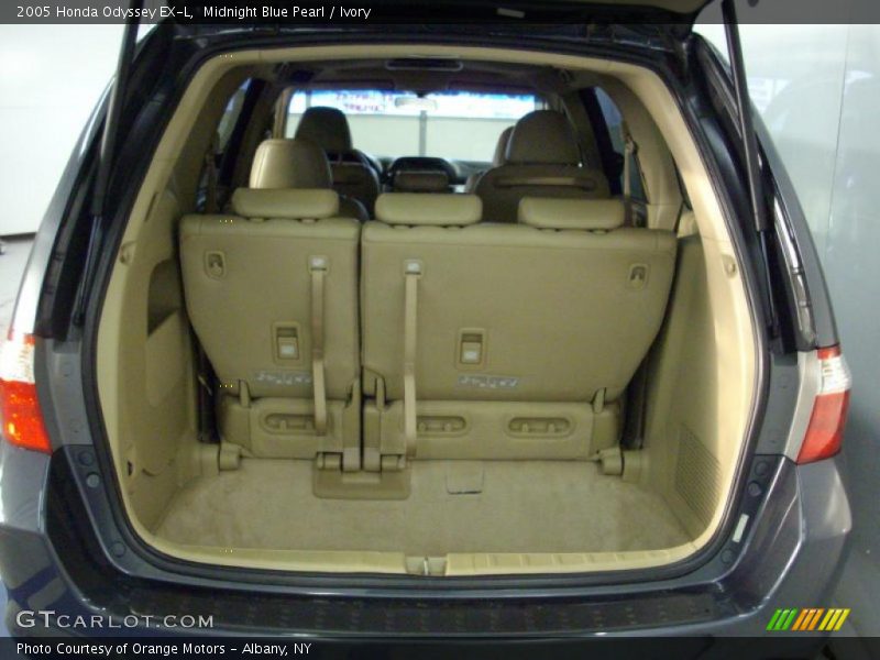 Midnight Blue Pearl / Ivory 2005 Honda Odyssey EX-L