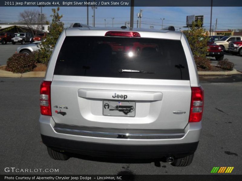 Bright Silver Metallic / Dark Slate Gray 2011 Jeep Patriot Latitude 4x4