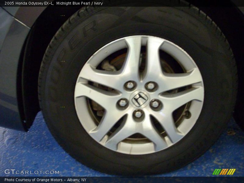 Midnight Blue Pearl / Ivory 2005 Honda Odyssey EX-L