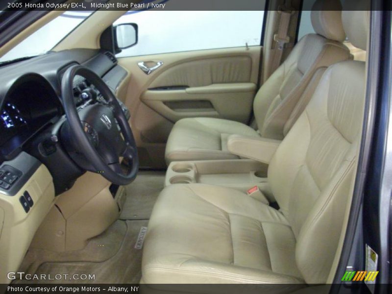 Midnight Blue Pearl / Ivory 2005 Honda Odyssey EX-L
