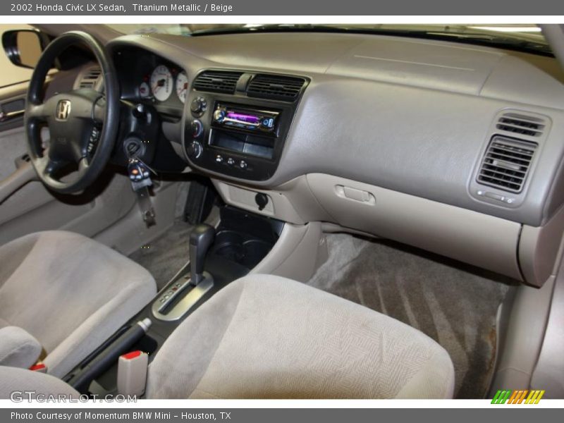  2002 Civic LX Sedan Beige Interior