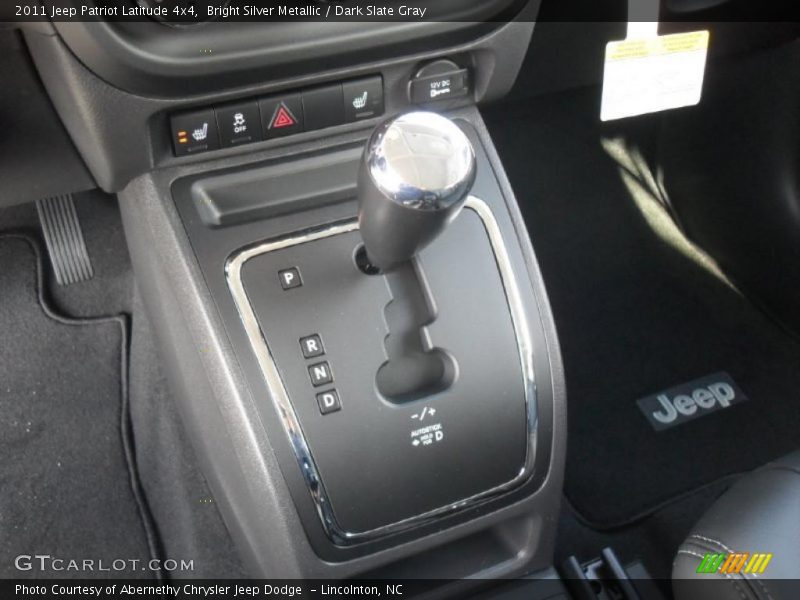 Bright Silver Metallic / Dark Slate Gray 2011 Jeep Patriot Latitude 4x4