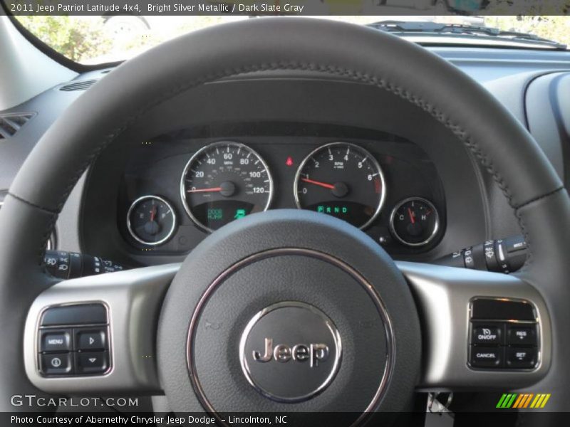 Bright Silver Metallic / Dark Slate Gray 2011 Jeep Patriot Latitude 4x4