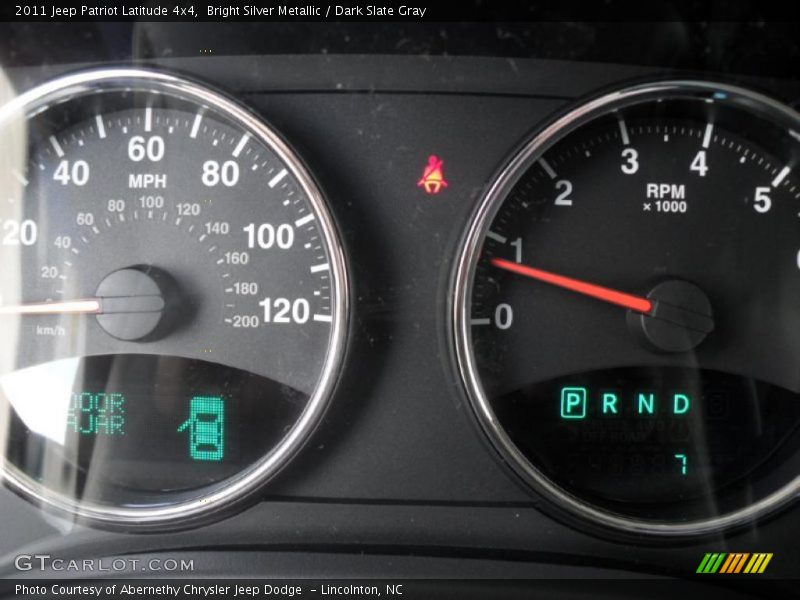 Bright Silver Metallic / Dark Slate Gray 2011 Jeep Patriot Latitude 4x4