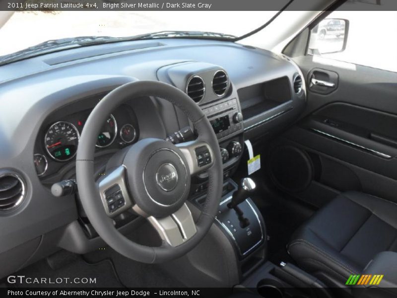 Bright Silver Metallic / Dark Slate Gray 2011 Jeep Patriot Latitude 4x4