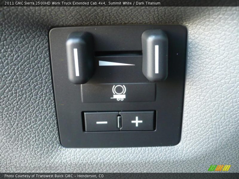 Summit White / Dark Titanium 2011 GMC Sierra 2500HD Work Truck Extended Cab 4x4