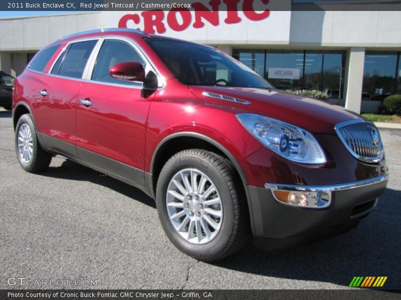 Red Jewel Tintcoat / Cashmere/Cocoa 2011 Buick Enclave CX