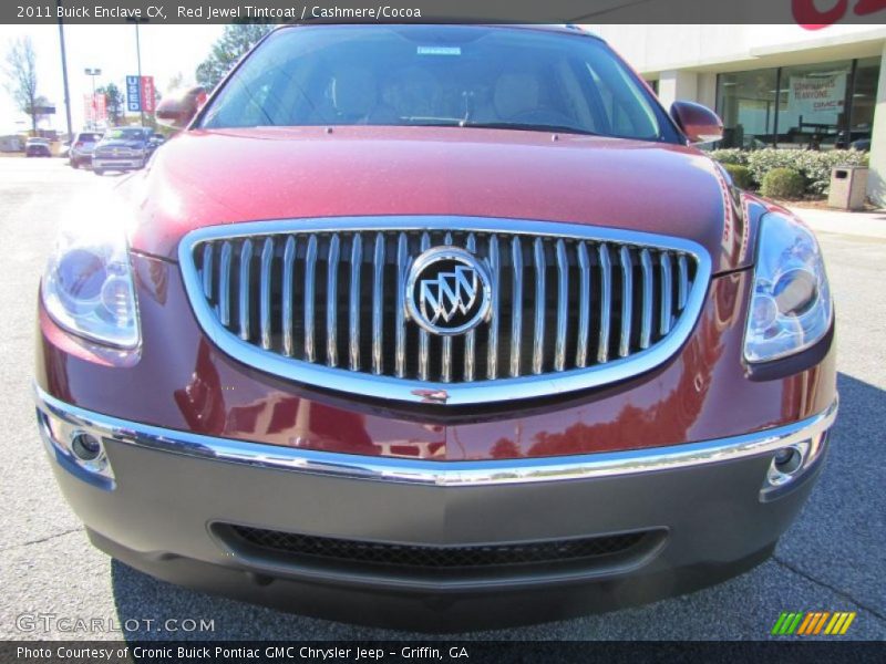 Red Jewel Tintcoat / Cashmere/Cocoa 2011 Buick Enclave CX