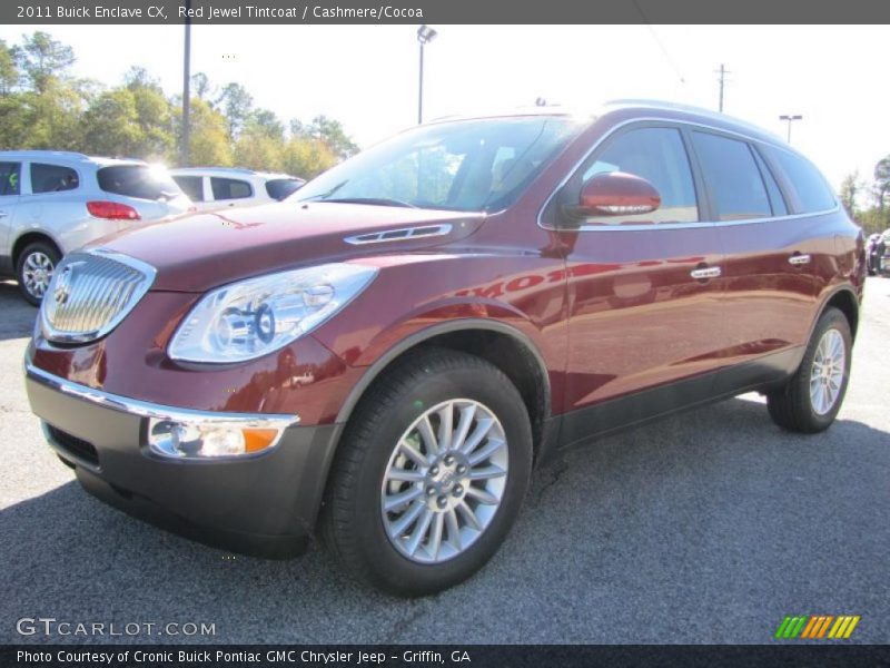 Red Jewel Tintcoat / Cashmere/Cocoa 2011 Buick Enclave CX