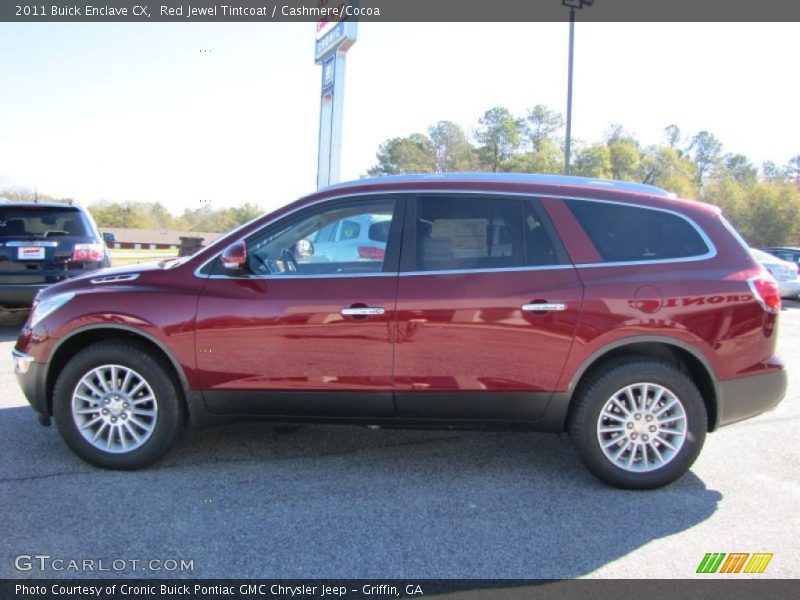 Red Jewel Tintcoat / Cashmere/Cocoa 2011 Buick Enclave CX