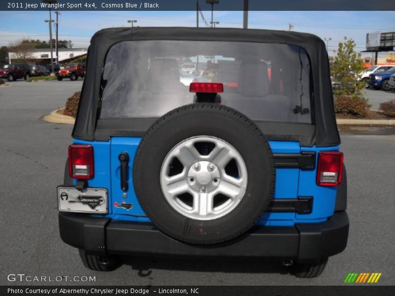 Cosmos Blue / Black 2011 Jeep Wrangler Sport 4x4