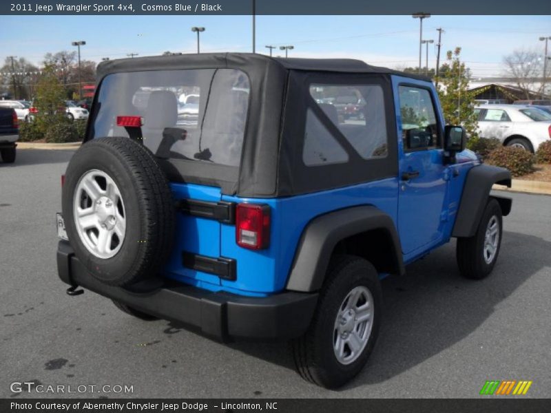 Cosmos Blue / Black 2011 Jeep Wrangler Sport 4x4