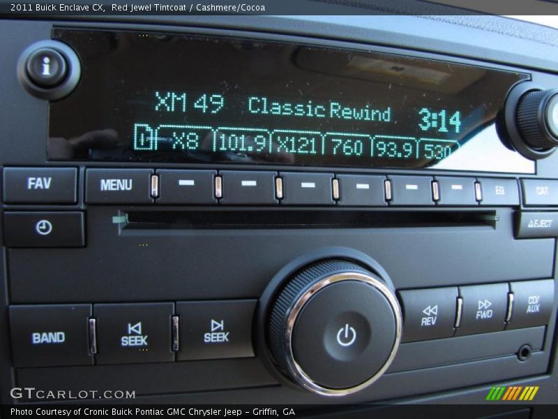 Controls of 2011 Enclave CX