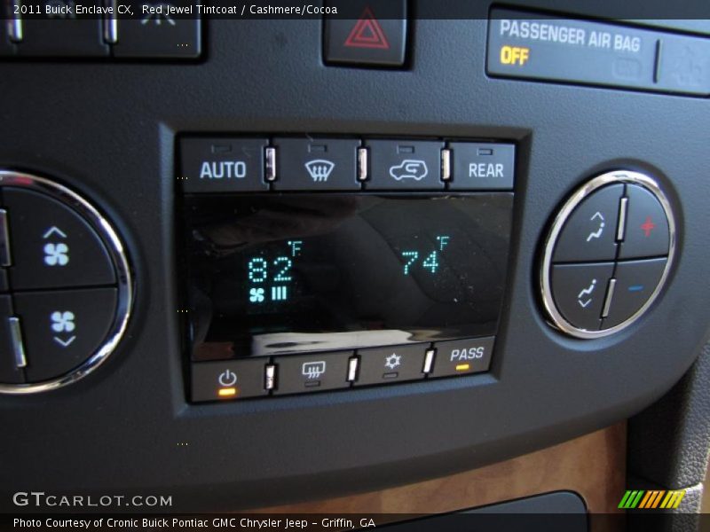 Controls of 2011 Enclave CX